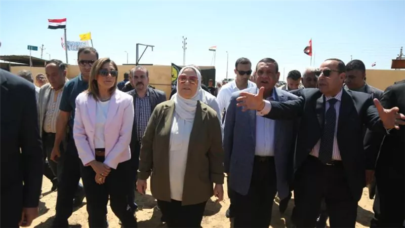 وزيرة الثقافة تشهد افتتاح عدد من المشروعات التنموية وتثمن جهود التعاون بين الوزارات لتنمية أرض الفيروز