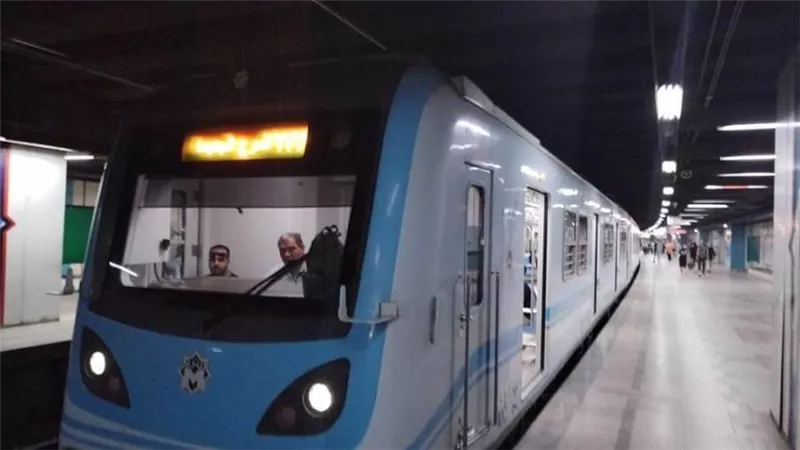 مترو الأنفاق: توقف الخدمة بشكل مؤقت بمحطة حلوان بالخط الأول