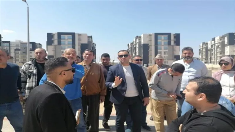 رئيس جهاز دمياط الجديدة يتفقد مواقع 