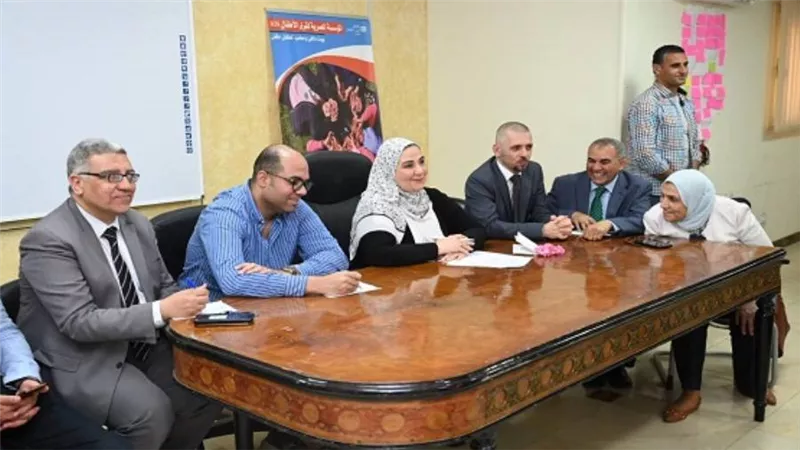 وزيرة التضامن تزور قرية الأطفال 