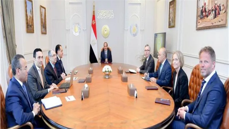 الرئيس السيسي يشيد بالتعاون مع النرويج في مجال الطاقة المتجددة والهيدروجين الأخضر 