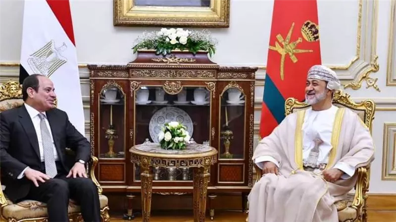 سلطان عُمان هيثم بن طارق يزور العاصمة الإدارية الجديدة