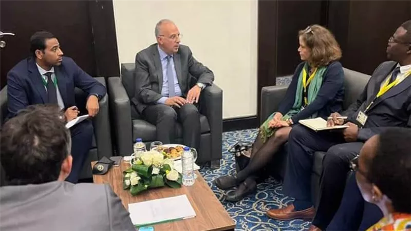 وزير الري يبحث مع نائب رئيس البنك الإفريقي سُبل تعزيز التعاون في مجال الموارد المائية 