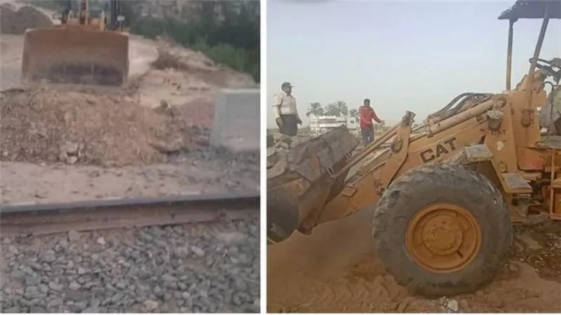 غلق 18 معبر سكك حديدية مخالف بأبو المطامير في البحيرة (صور) 