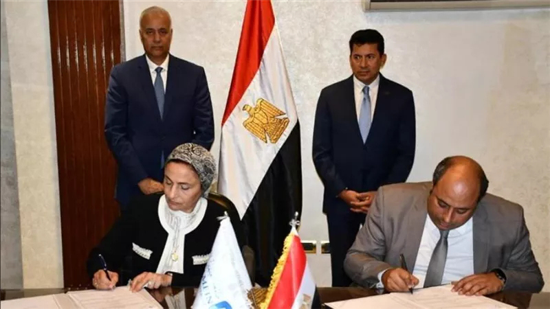 وزير الرياضة يشهد مراسم توقيع بروتوكولي تعاون بين الوزارة وجامعة العلمين