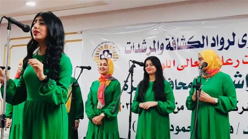 ثقافة الجيزة تشارك في المخيم السنوي لرواد الكشافة
