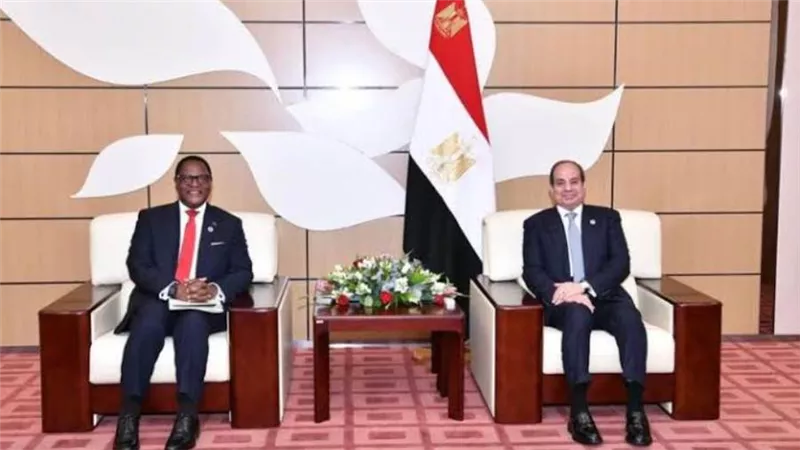 السيسي يلتقي رئيس جمهورية مالاوي على هامش قمة الكوميسا
