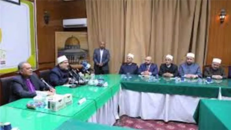 وزير الأوقاف يستقبل رئيس الطائفة الإنجيلية وأعضاء الحوار العربي الأوروبي