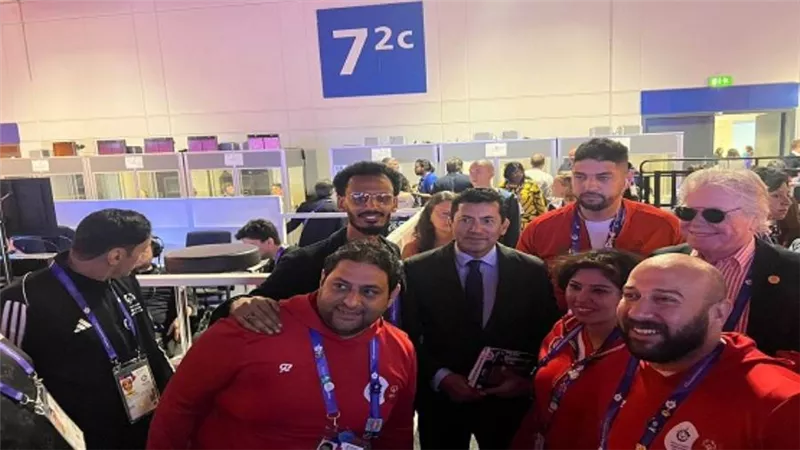 وزير الرياضة يشهد المؤتمر العالمي للدمج أولي فعاليات دورة الألعاب العالمية الصيفية بألمانيا (صور)