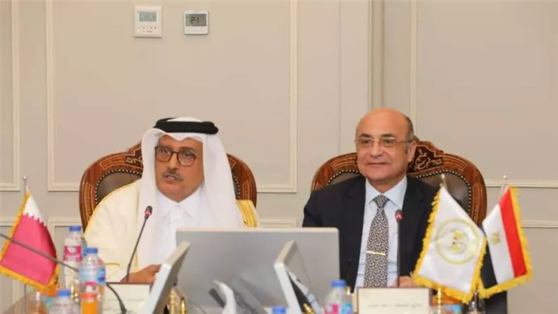 وزير العدل يستقبل نظيره القطري بمقر وزارة العدل بالعاصمة الإدارية الجديدة