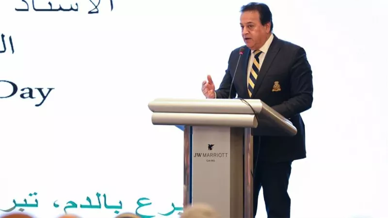 وزير الصحة: نعمل من خلال المجلس الأعلى لمراقبة عمليات نقل الدم على تحديث ومراجعة الإصدار الرابع من المعايير القومية للتبرع بالدم