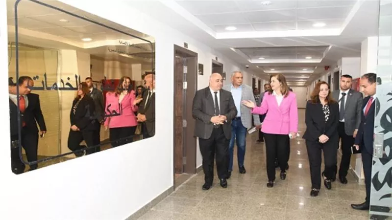 وزيرة التخطيط تتفقد مبنى المعهد القومي للحوكمة والتنمية المستدامة بمقره الجديد (صور)