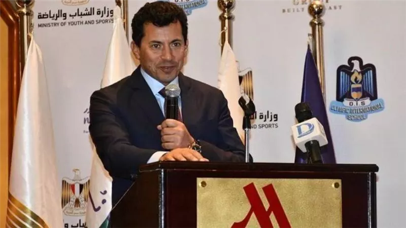 وزير الرياضة يشهد اطلاق مشروع المدرسة الأولمبية الدولية