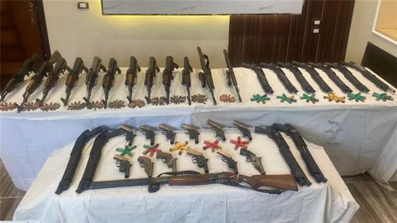 حملة أمنية على أوكار الكيف بأسيوط ودمياط