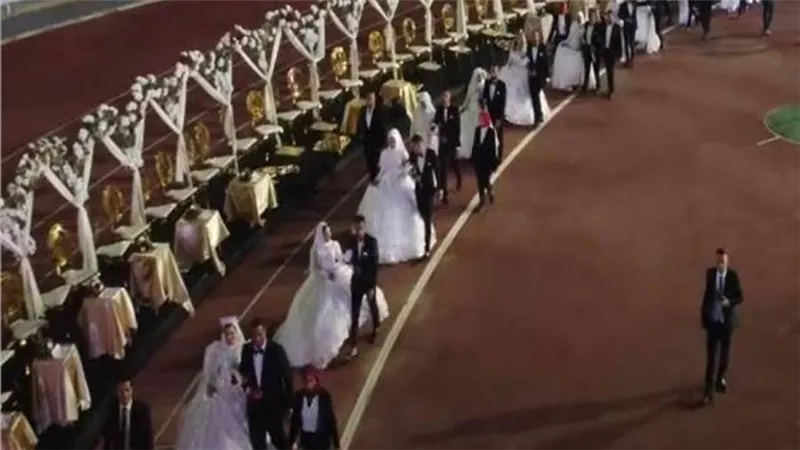 المنطقة الشمالية العسكرية تنظم حفل زفاف جماعي لـ 300 شاب وفتاة