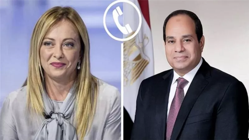 الرئيس السيسي يتلقى اتصالا هاتفيا من رئيسة وزراء إيطاليا لبحث مستجدات العلاقات الثنائية