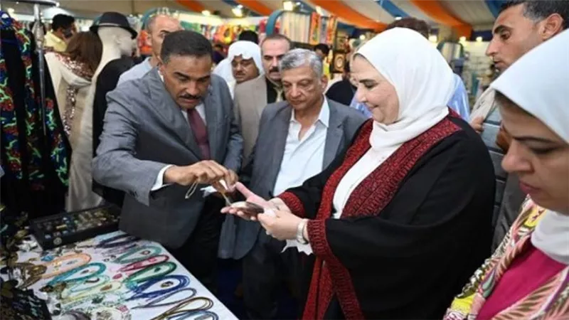 القباج وشعيب يفتتحان «ديارنا» للحرف اليدوية والتراثية بـ«مارينا 5» تحت شعار 