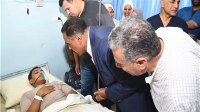 30 مصابًا بحريق أكبر المولات التجارية بمطروح