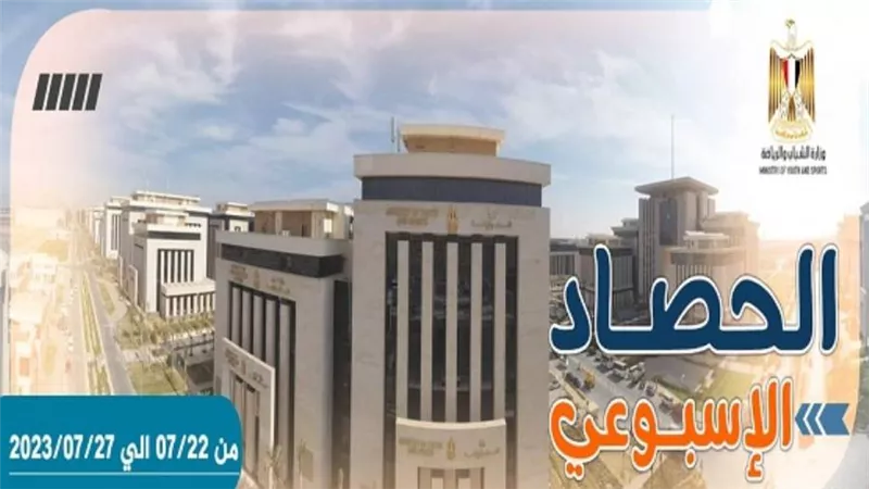 الشباب والرياضة تستعرض نشاطها الأسبوعي (إنفوجراف)