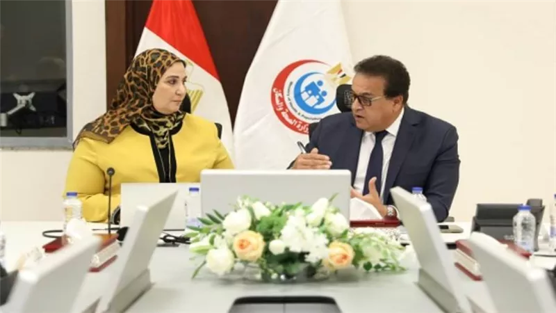 وزيرا الصحة والتضامن يناقشان التعاون المشترك لتكامل الخدمات الصحية والاجتماعية للمواطنين (صور)