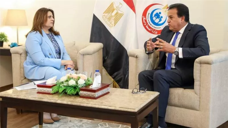 وزير الصحة يستقبل وزيرة الهجرة لبحث آليات تنفيذ مطالب الأطباء المصريين بالخارج