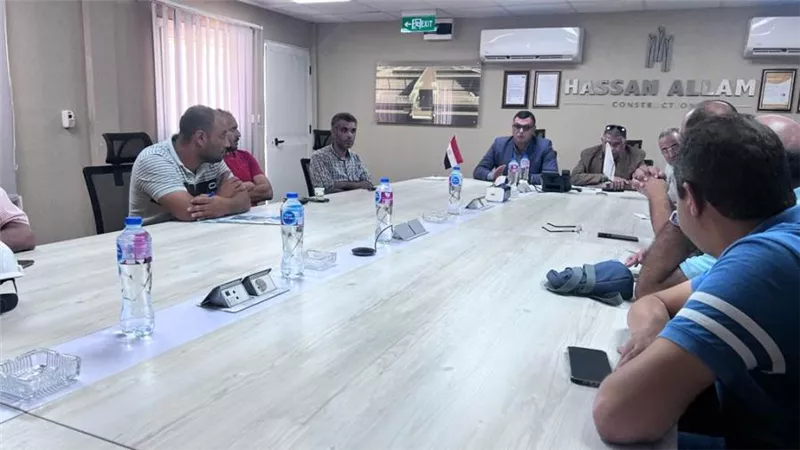 رئيس جهاز العاصمة الإدارية يتابع موقف محطة معالجة الصرف الصحي الرئيسية 