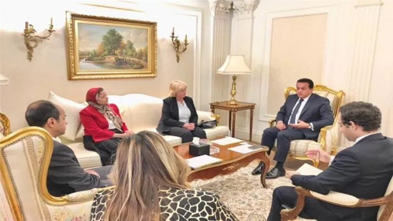وزير الصحة يبحث التعاون بين المجلس الصحي المصري وشركة GMCSI البريطانية في مجال التعليم الطبي المهني 
