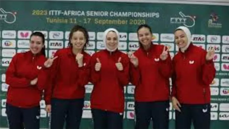 وزير الرياضة يهنئ منتخب سيدات تنس الطاولة بالفوز ببطولة أفريقيا والتأهل لأولمبياد باريس2024
