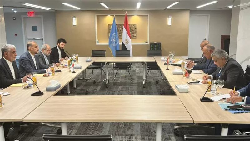 شكري: بحثت مع وزير خارجية إيران وضع خارطة طريق لتطبيع العلاقات