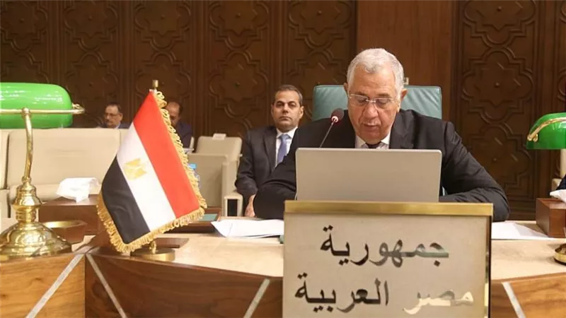 وزير الزراعة يلقى كلمة بجامعة الدول العربية في ورشة العمل التشاورية حول حالة الأمن الغذائي العربي 