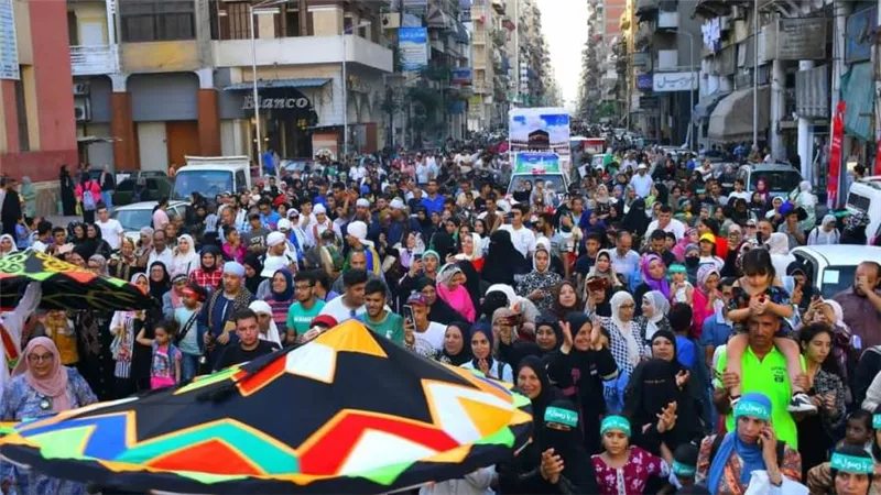 أجواء كرنڤالية في احتفالات ثقافة بورسعيد بالمولد النبوي الشريف 