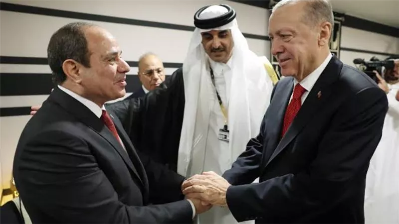 السيسي وأردوغان يحثان الفلسطينيين والإسرائيليين على الوقف الفوري للمواجهات والعنف