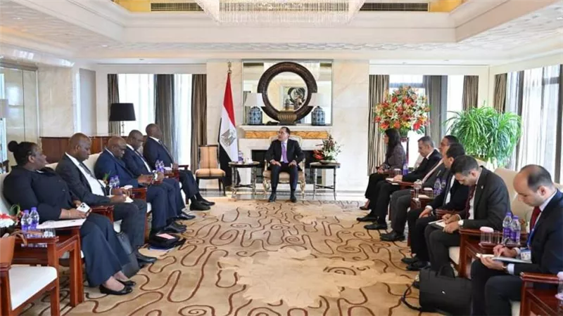 رئيس الوزراء يلتقي رئيس البنك الإفريقي للتصدير والاستيراد 