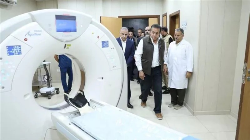 وزير الصحة يتفقد مستشفى الهلال للتأمين الصحي