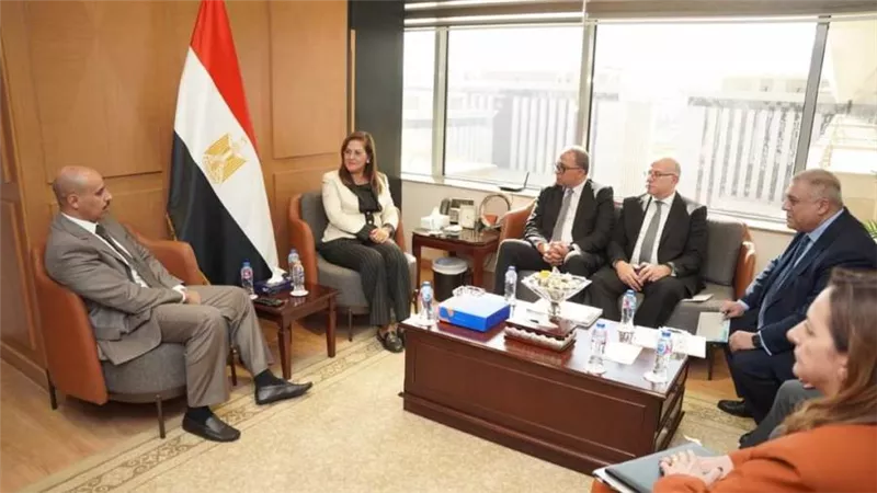  وزيرة التخطيط تلتقي المدير العام للمعهد العربي للتخطيط بالكويت لبحث تعزيز سبل التعاون