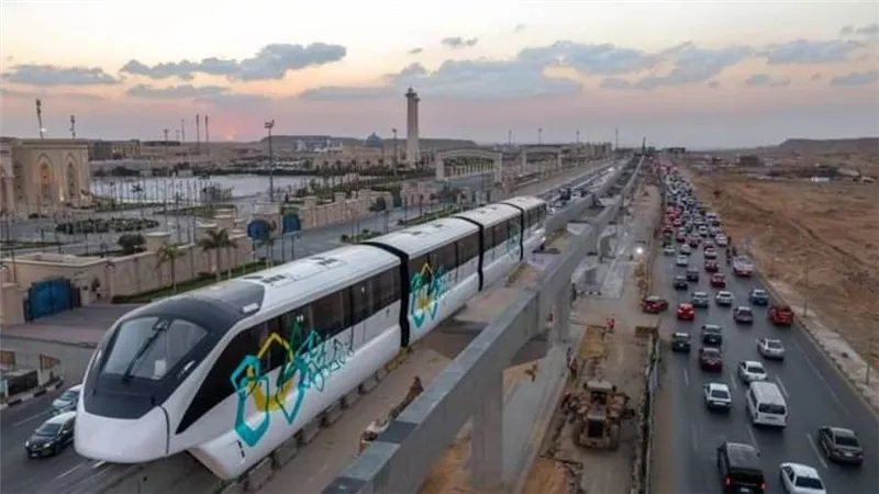 تحويلات مرورية بمحور المشير طنطاوي لتنفيذ أعمال المونوريل