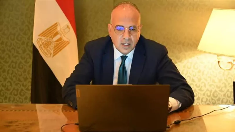 وزير الري يشارك في الاجتماع الافتراضي لوزراء المالية الأفارقة لعام 2023