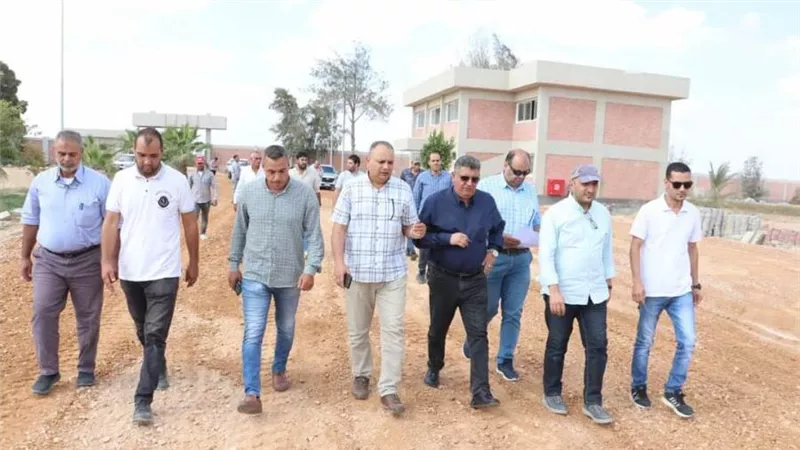 جولات ميدانية لرئيس جهاز مدينة السادات لمتابعة مشروعات مياه الشرب والصرف الصحي ورفع الكفاءة والتطوير بالمدينة