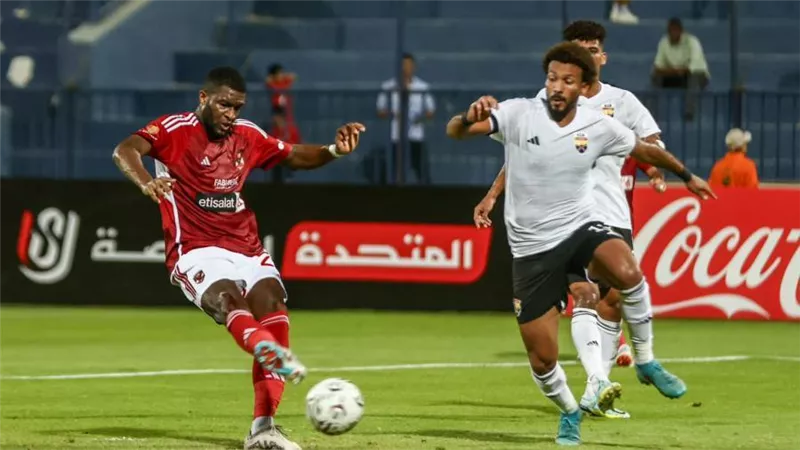 الجونة يجبر الأهلي على التعادل في الشوط الأول بالدوري 