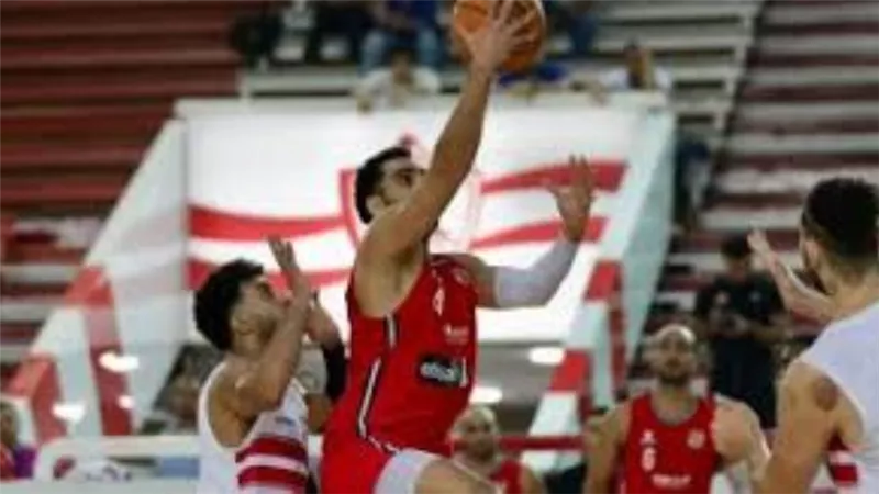 سلة الأهلي تفوز على الزمالك 81 - 66 في ربع نهائي المرتبط