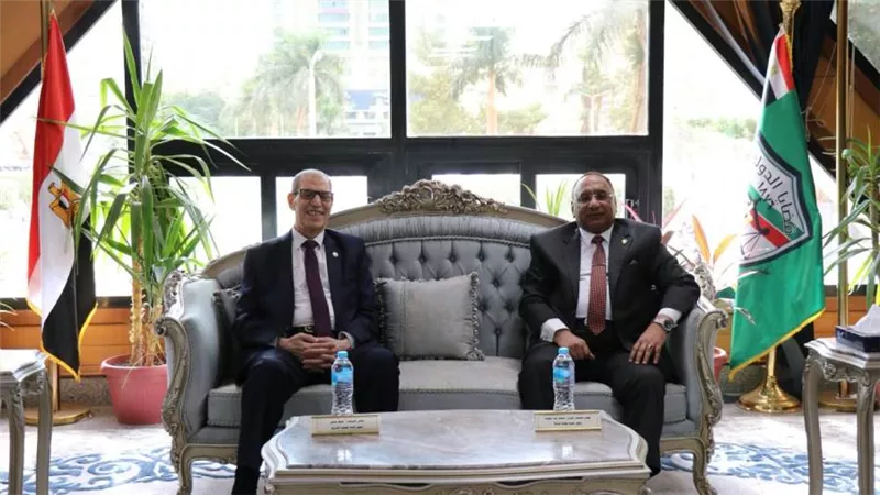 رئيس قضايا الدولة يستقبل المستشار حافظ عباس رئيس النيابة الإدارية