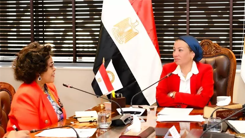 وزيرة البيئة تبحث مع المديرة التنفيذية للنيباد آخر مستجدات استضافة مصر لمركز التميز للتكيف والمرونة مع التغيرات المناخية