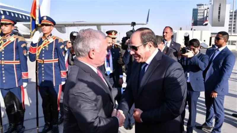 الرئيس والعاهل الأردني يؤكدان ضرورة العمل على وقف دائم لإطلاق النار بغزة