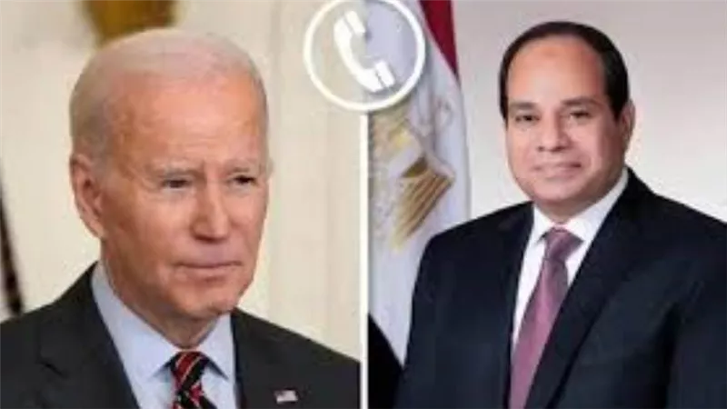 في اتصال هاتفي.. بايدن يوجّه الشكر للسيسي على الدور المصري للتوصل للهدنة بغزة