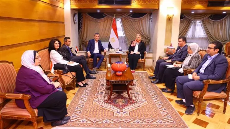 وزيرة التضامن تستقبل المفوض العام لوكالة الأونروا