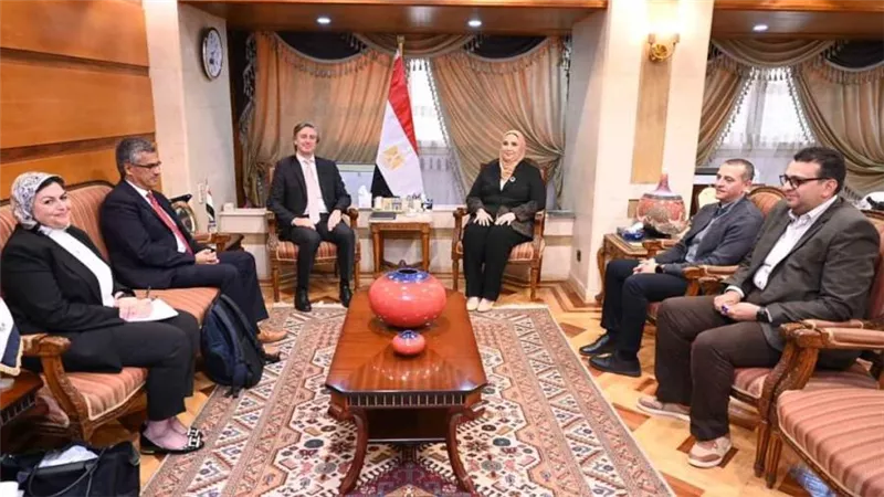 القباج تستقبل الممثل المقيم لبرنامج الأمم المتحدة الإنمائي في مصر
