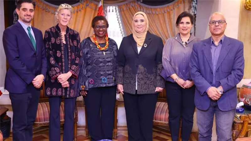 وزيرة التضامن تستقبل المديرة التنفيذية لصندوق الأمم المتحدة للسكان لبحث زيادة الإغاثة المقدمة للأسر الفلسطينية