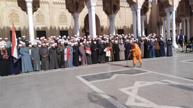 بأعلام مصر.. أئمة الأوقاف بالغربية يشاركون في الانتخابات الرئاسية