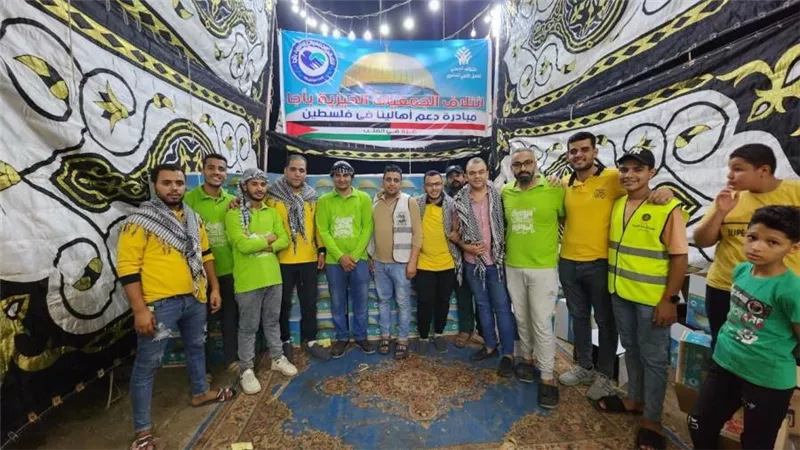 ائتلاف الجمعيات الخيرية بمدينة أجا يواصل جمع التبرعات لأهالي غزة (صور)