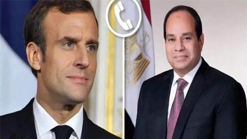 الرئيس السيسي يتلقى التهنئة من نظيره الفرنسي بمناسبة فوزه بولاية رئاسية جديدة